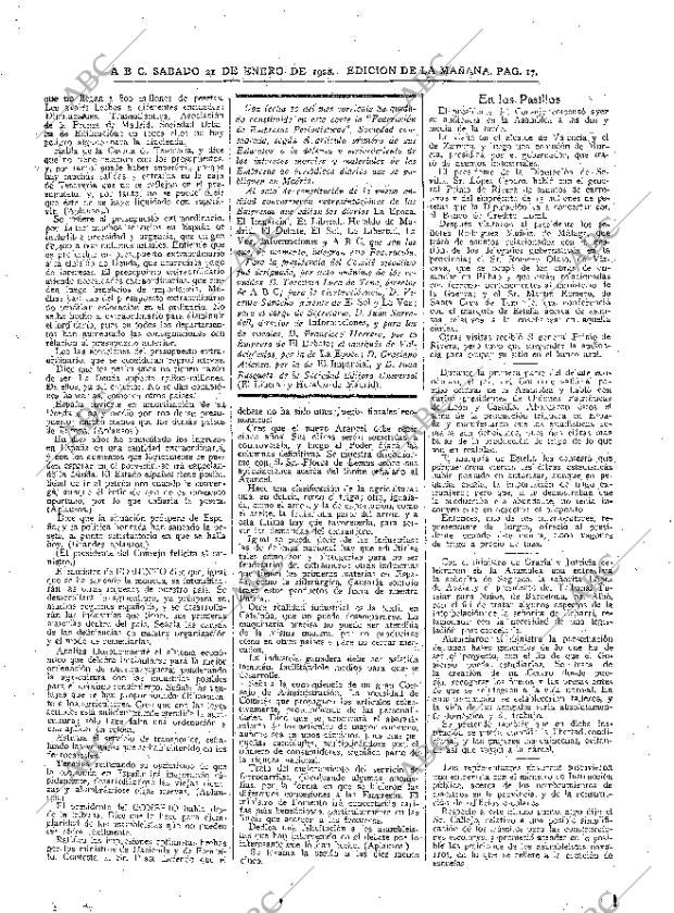 ABC MADRID 21-01-1928 página 17