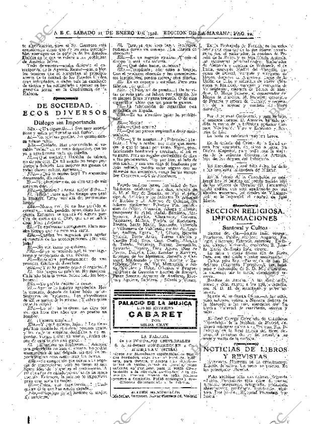 ABC MADRID 21-01-1928 página 22