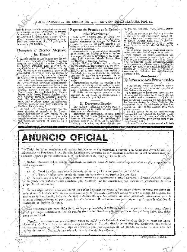 ABC MADRID 21-01-1928 página 24
