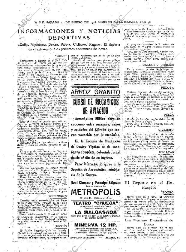 ABC MADRID 21-01-1928 página 36
