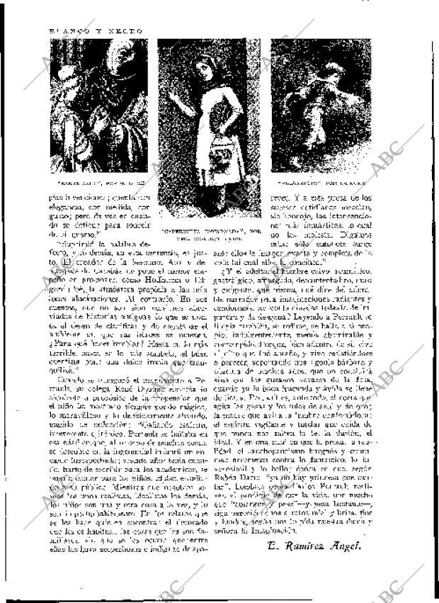 BLANCO Y NEGRO MADRID 22-01-1928 página 14