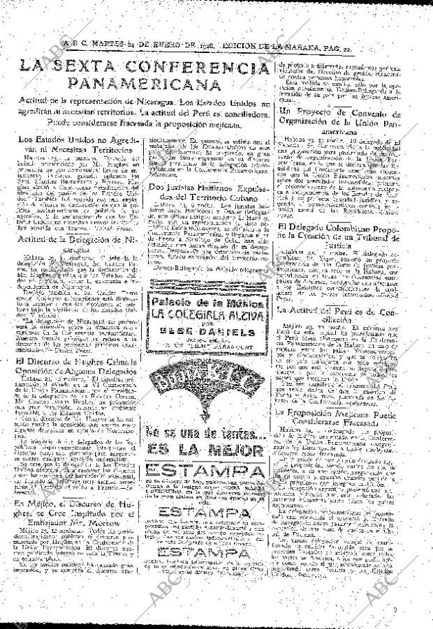 ABC MADRID 24-01-1928 página 16