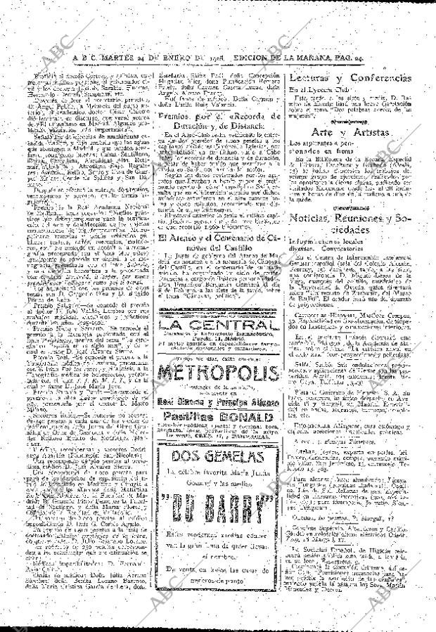 ABC MADRID 24-01-1928 página 18