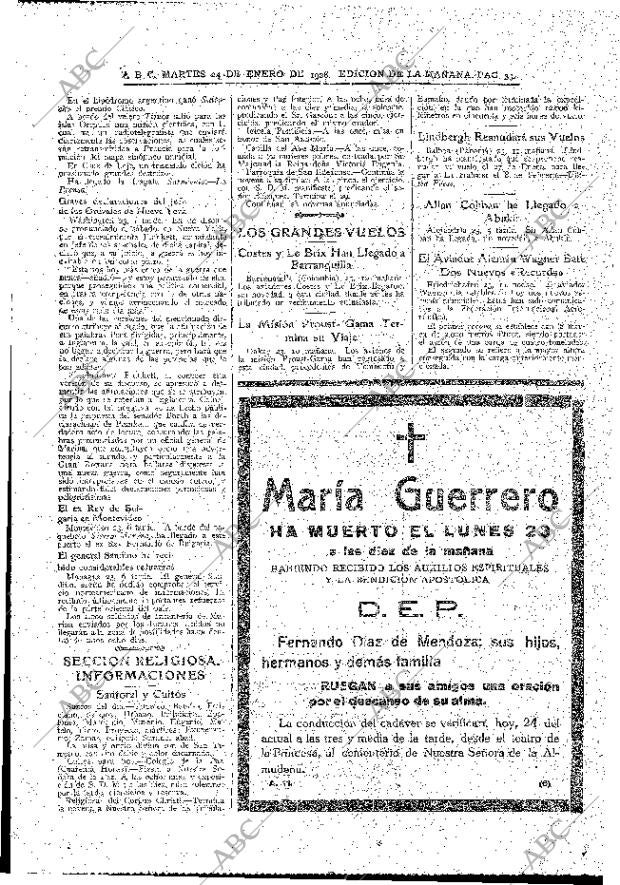 ABC MADRID 24-01-1928 página 33