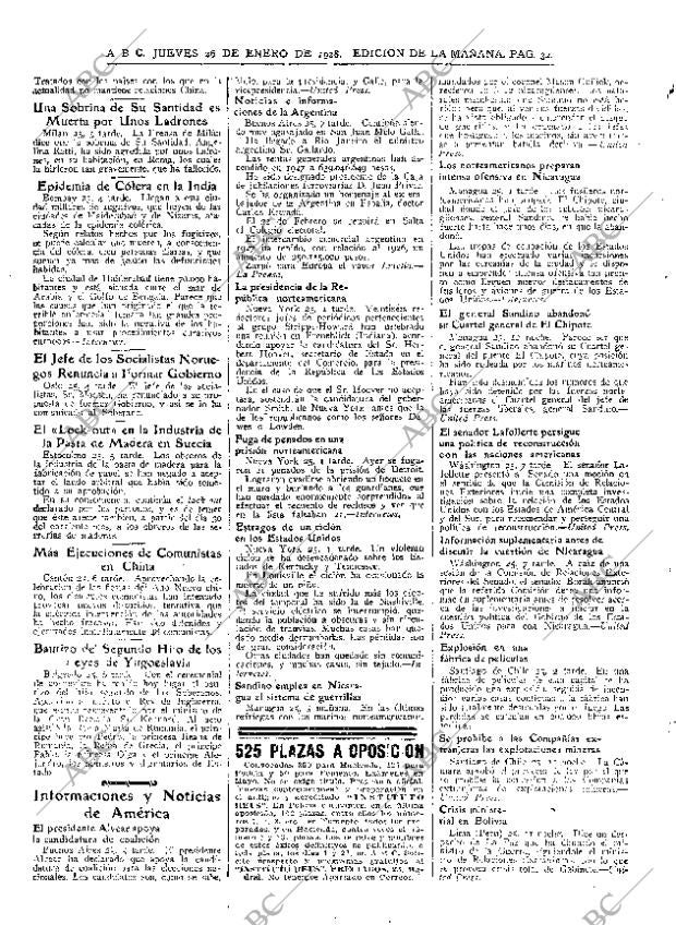 ABC MADRID 26-01-1928 página 32