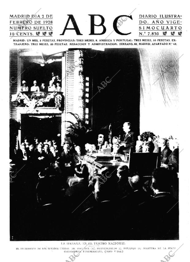 ABC MADRID 02-02-1928 página 1