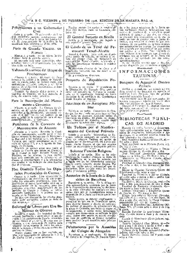 ABC MADRID 03-02-1928 página 28