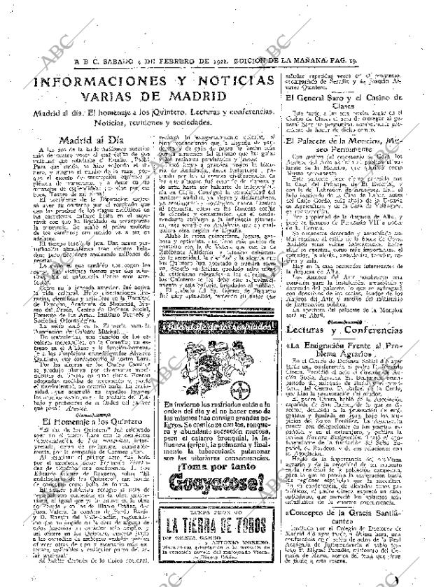 ABC MADRID 04-02-1928 página 19