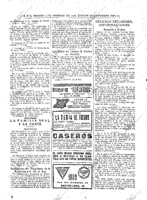ABC MADRID 04-02-1928 página 22
