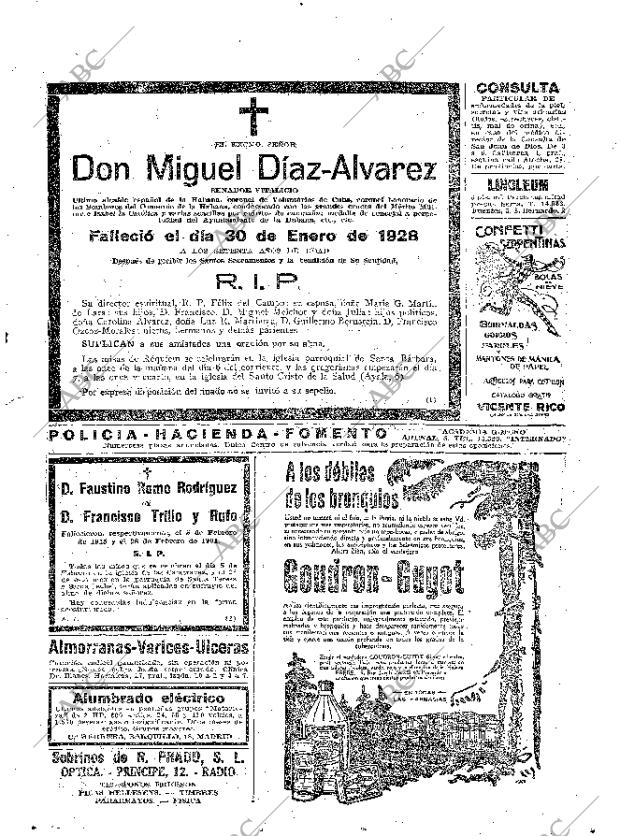 ABC MADRID 04-02-1928 página 45