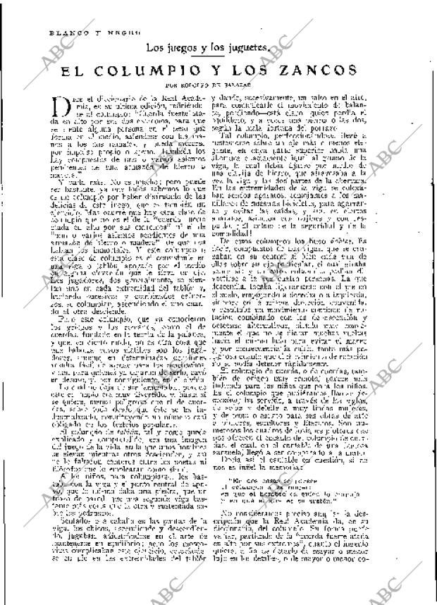 BLANCO Y NEGRO MADRID 05-02-1928 página 106
