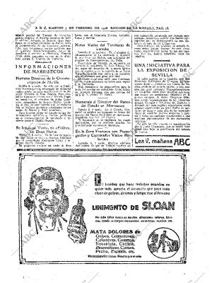 ABC MADRID 07-02-1928 página 18