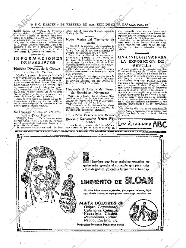 ABC MADRID 07-02-1928 página 18