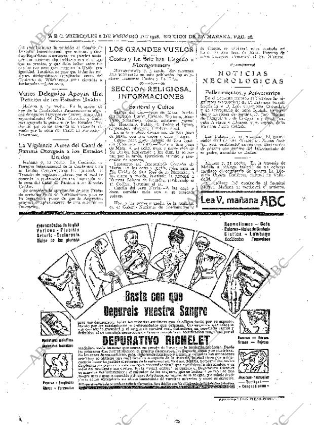 ABC MADRID 08-02-1928 página 28