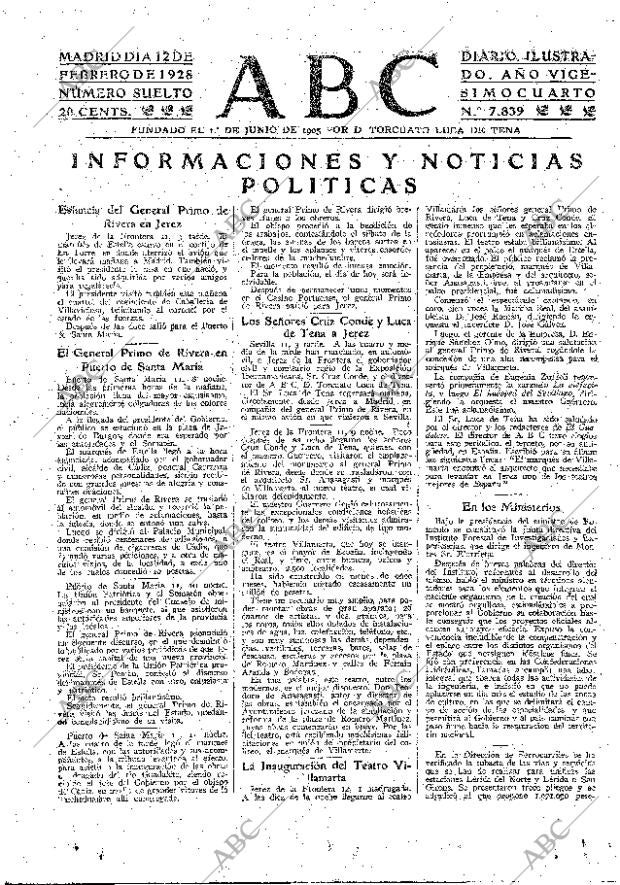 ABC MADRID 12-02-1928 página 23