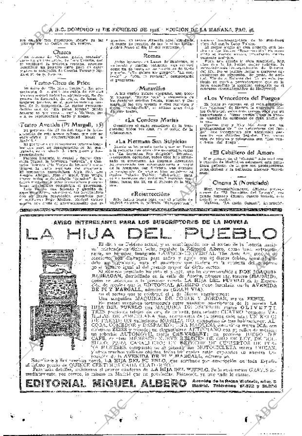 ABC MADRID 12-02-1928 página 46