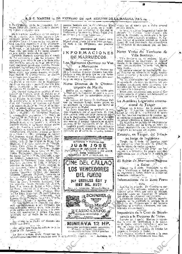 ABC MADRID 14-02-1928 página 24