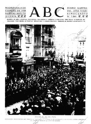 ABC MADRID 15-02-1928 página 1