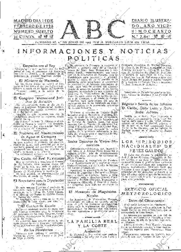 ABC MADRID 15-02-1928 página 15