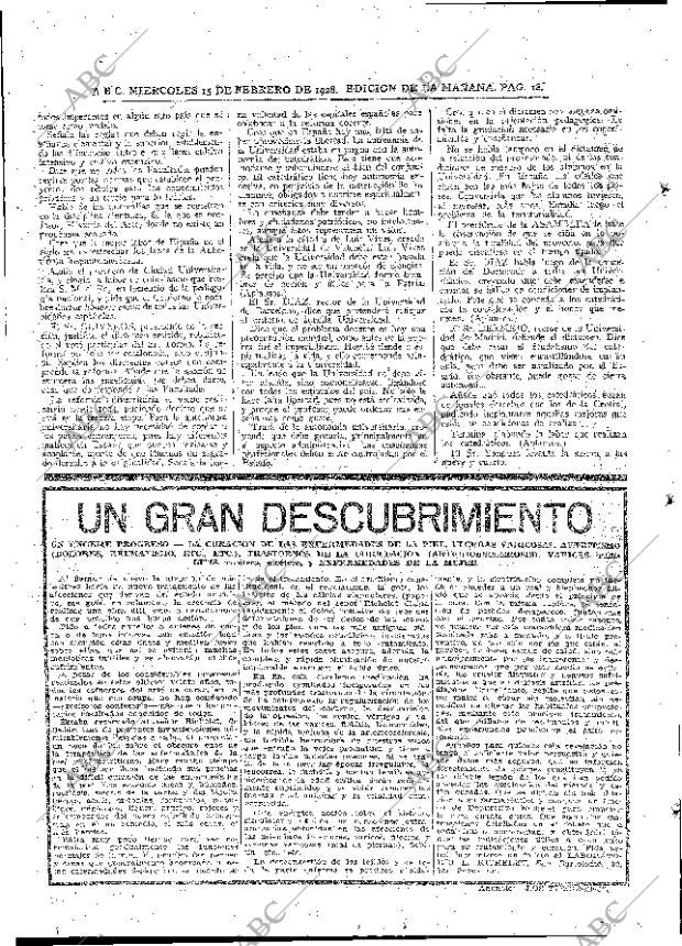 ABC MADRID 15-02-1928 página 18