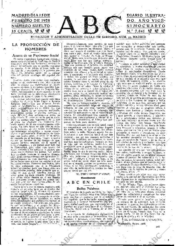 ABC MADRID 15-02-1928 página 3