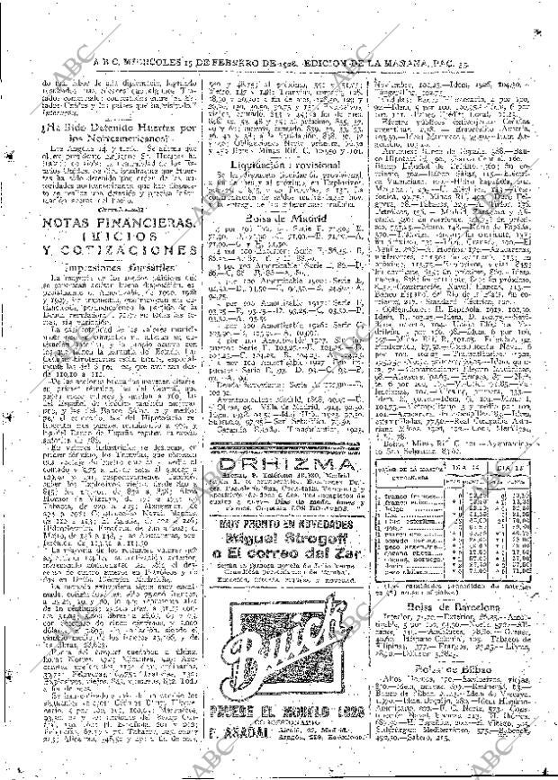 ABC MADRID 15-02-1928 página 33