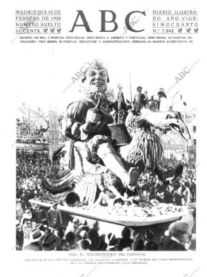 ABC MADRID 16-02-1928 página 1