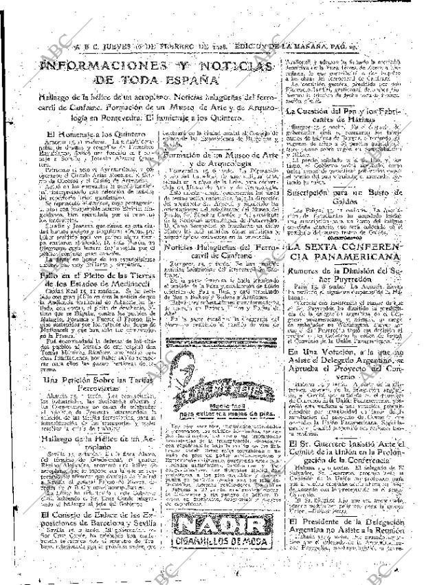 ABC MADRID 16-02-1928 página 29
