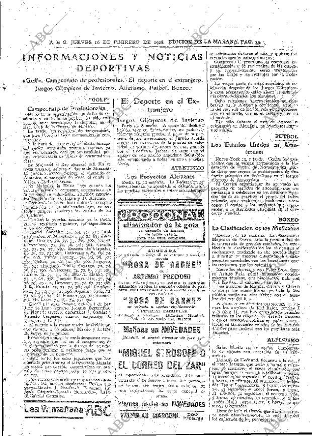 ABC MADRID 16-02-1928 página 35