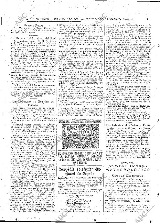 ABC MADRID 17-02-1928 página 16