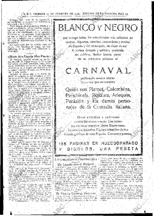 ABC MADRID 17-02-1928 página 25