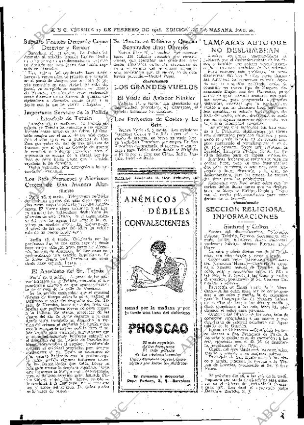 ABC MADRID 17-02-1928 página 28