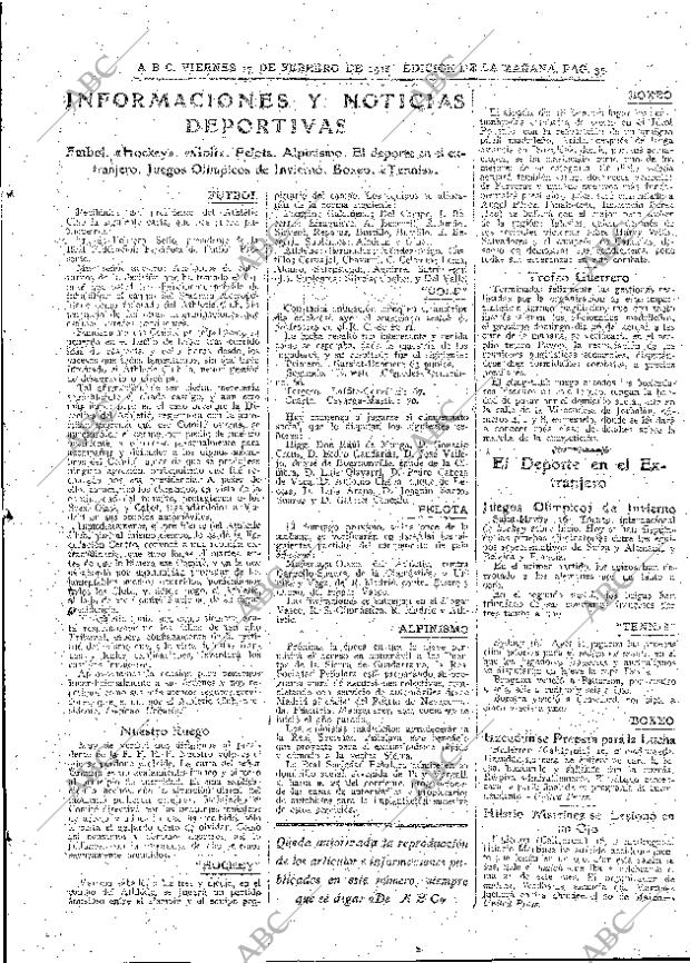 ABC MADRID 17-02-1928 página 35