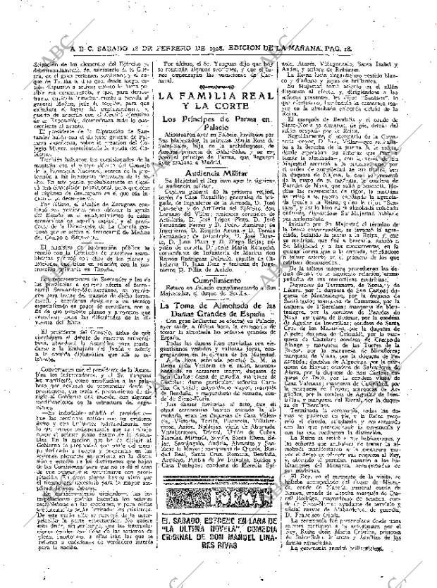 ABC MADRID 18-02-1928 página 18