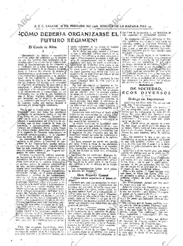 ABC MADRID 18-02-1928 página 19