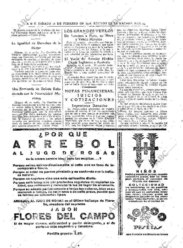 ABC MADRID 18-02-1928 página 34