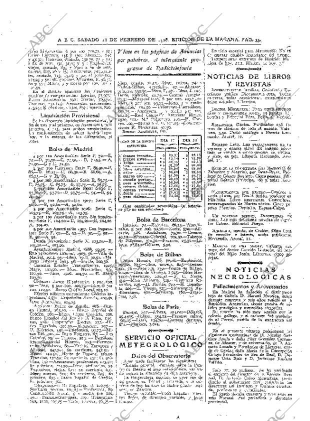 ABC MADRID 18-02-1928 página 35