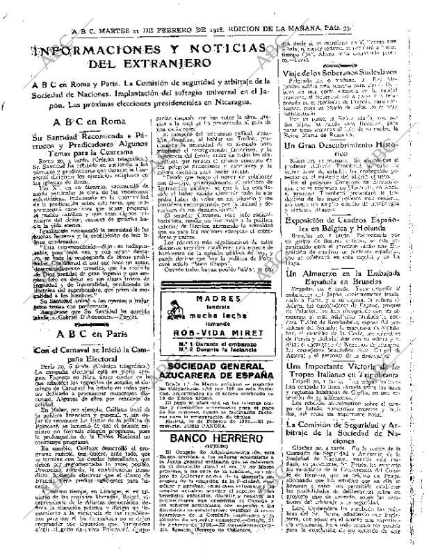 ABC MADRID 21-02-1928 página 33