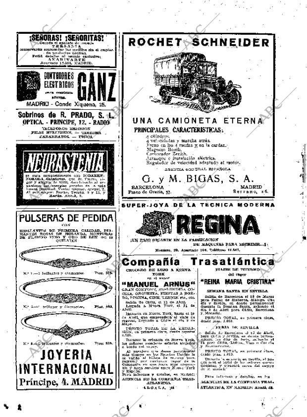 ABC MADRID 25-02-1928 página 2