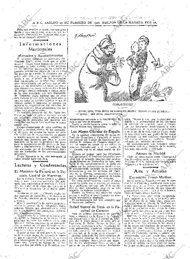 ABC MADRID 25-02-1928 página 21