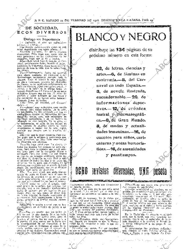 ABC MADRID 25-02-1928 página 23