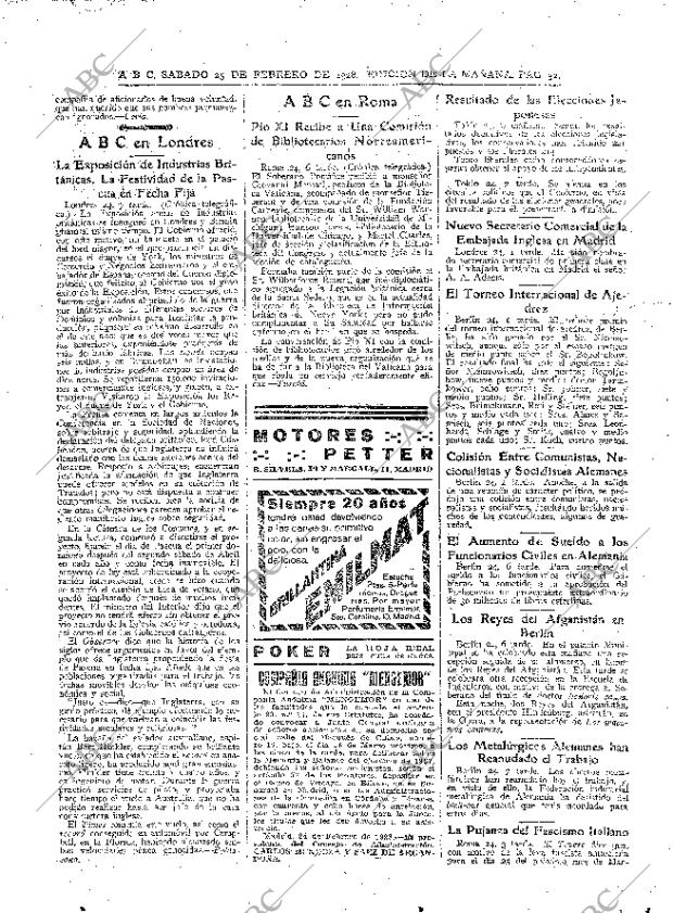 ABC MADRID 25-02-1928 página 32