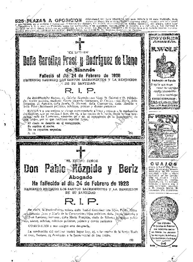 ABC MADRID 25-02-1928 página 45