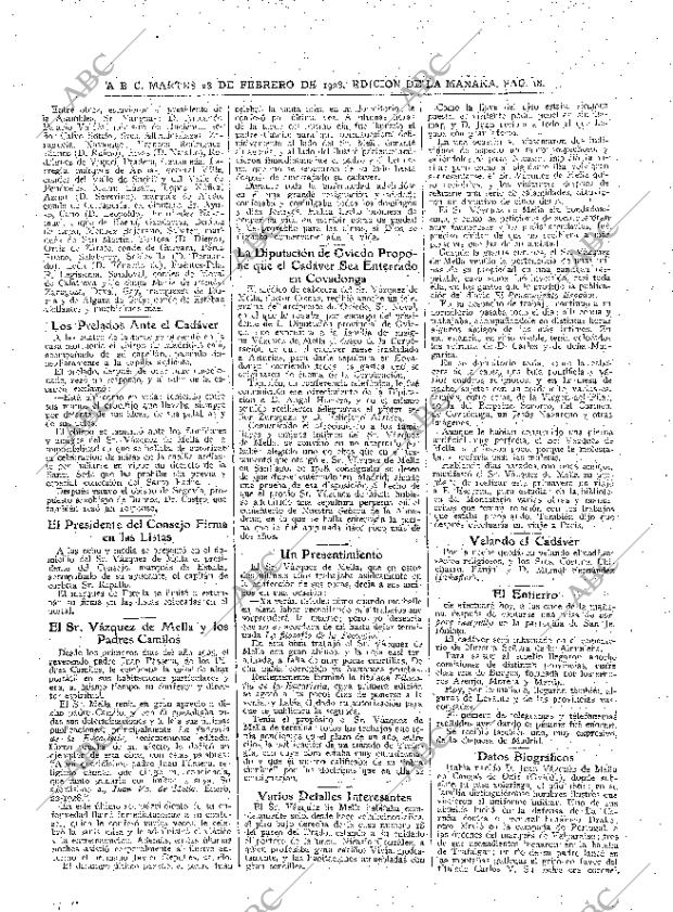 ABC MADRID 28-02-1928 página 18