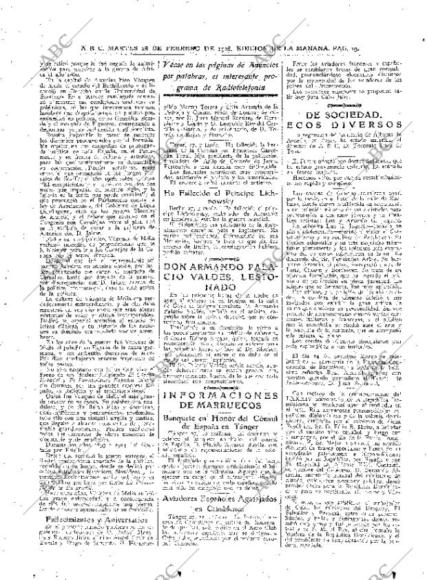 ABC MADRID 28-02-1928 página 19