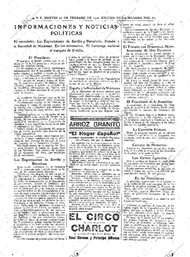 ABC MADRID 28-02-1928 página 21