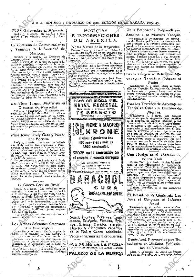 ABC MADRID 04-03-1928 página 45