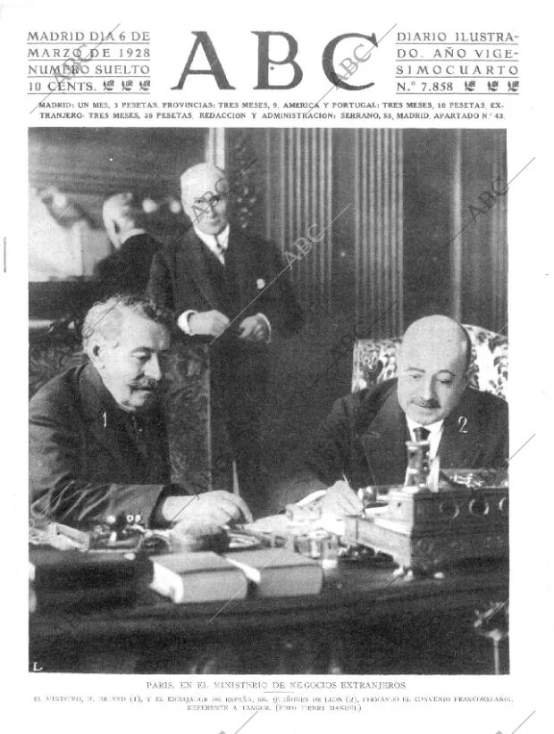 ABC MADRID 06-03-1928 página 1