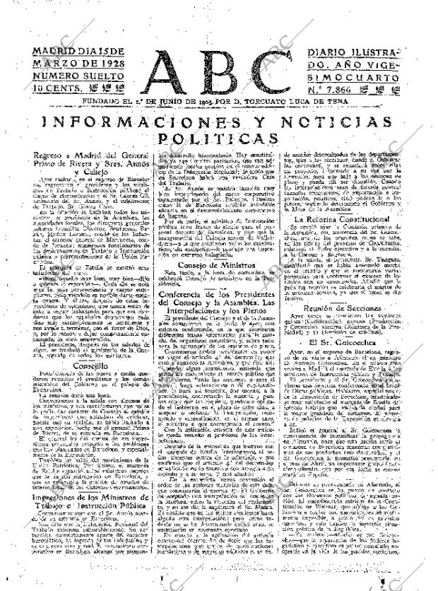 ABC MADRID 15-03-1928 página 15