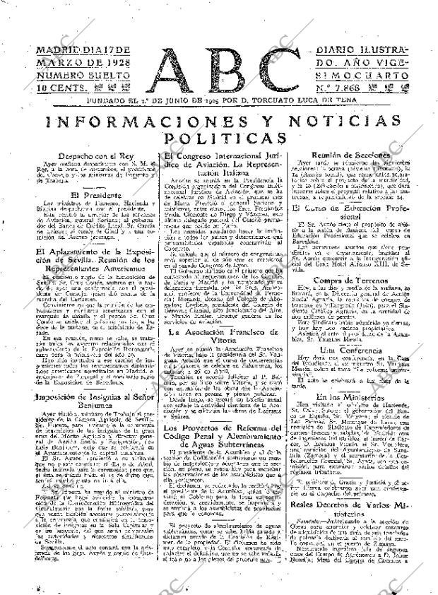 ABC MADRID 17-03-1928 página 15